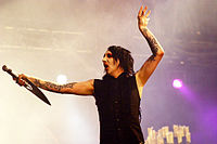Manson en directo en 2007.